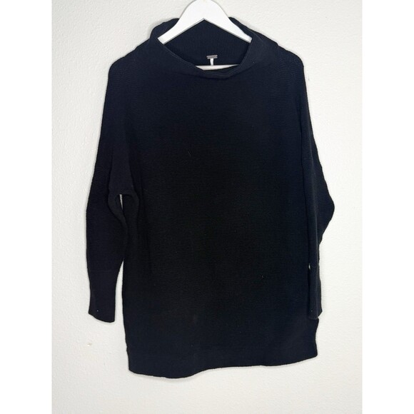 Free People Black Turtleneck Sweater Dress - Picture 2 of 5